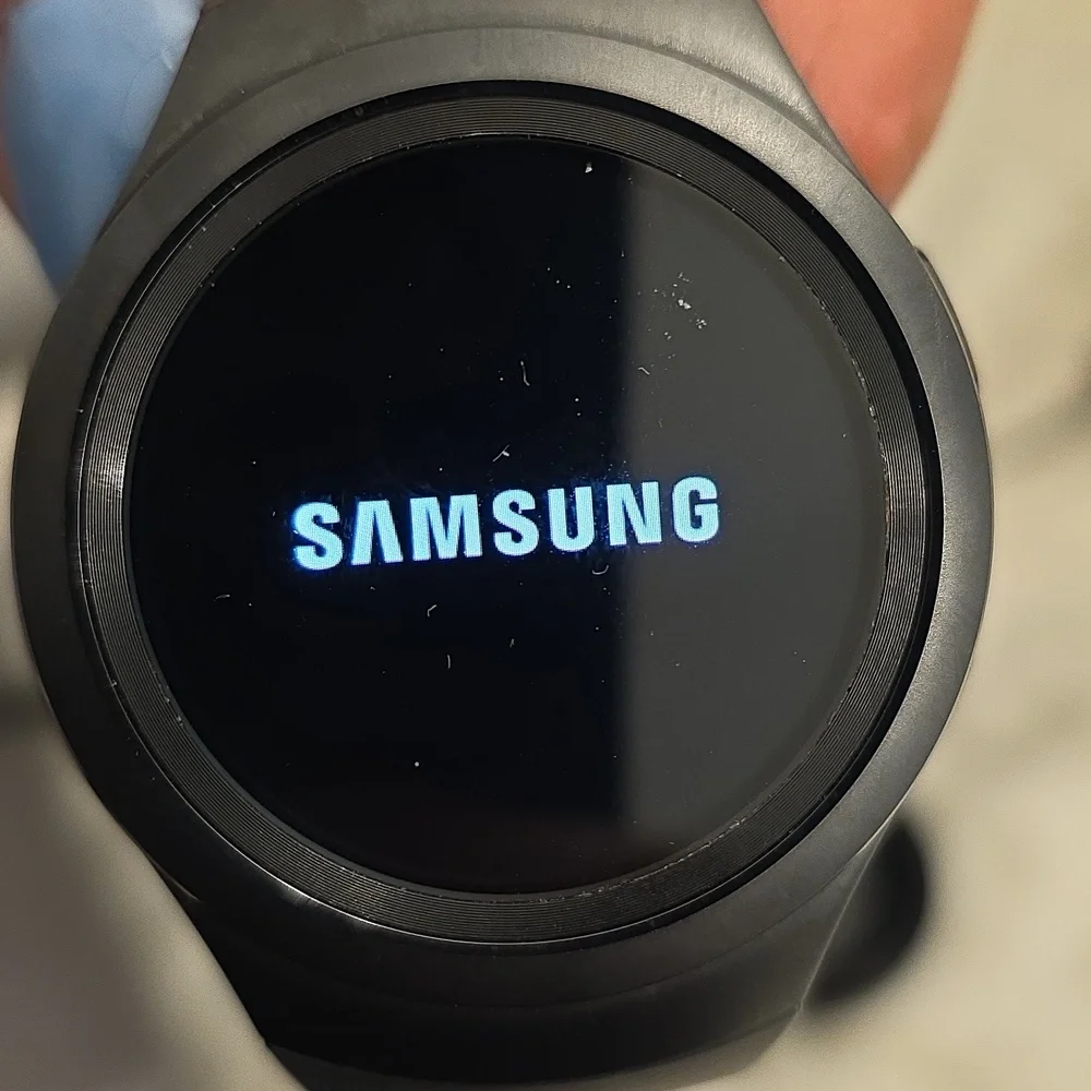Samsung Smartwatch with Charging Stand.